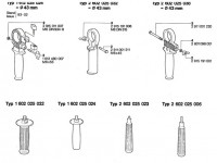 Bosch 1 612 025 024 ---- Auxiliary Handle Spare Parts